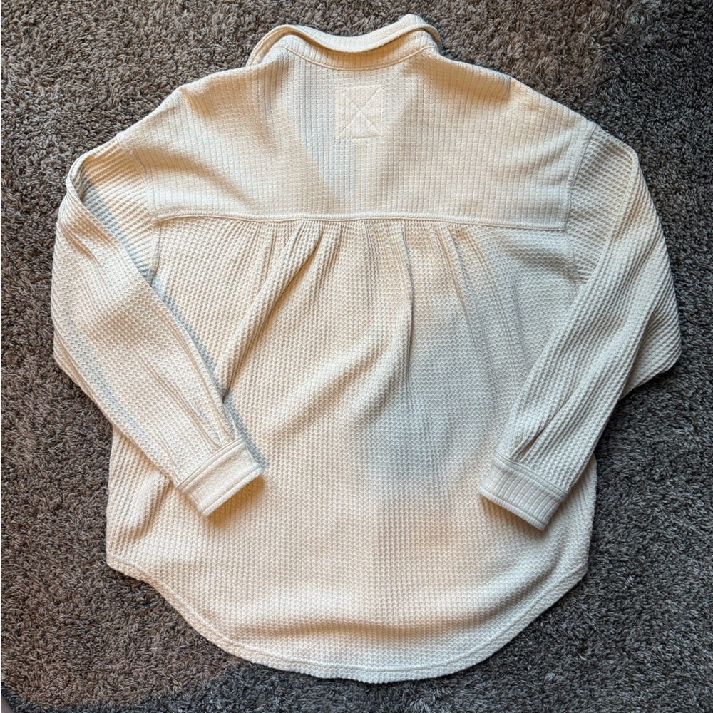 Aerie Anytime Fave Waffle Shirt - Picture 5 of 7